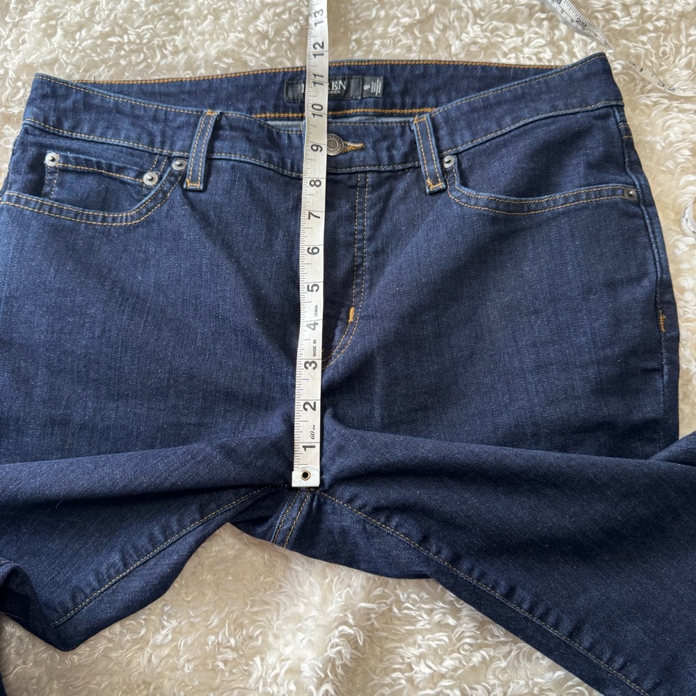 Lauren Ralph Lauren Dark Wash Jeans Denim Straight Leg Size 12 Petite 29” inseam - Picture 7 of 14
